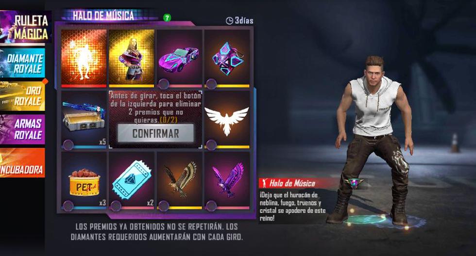 conoce que es la ruleta en free fire y como funciona guia detallada 2021