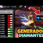 explotando la verdad existen generadores de diamantes en free fire