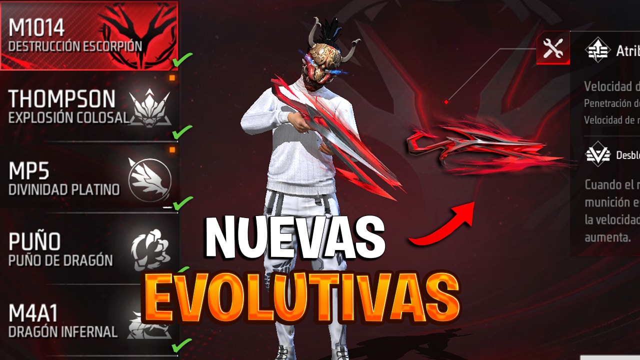descubre las armas evolutivas mas poderosas en free fire guia completa 1